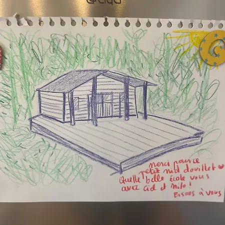 Cosy Tinny House Avec Beignoire In The Forest Et Toilette Seche Мимизан-Плаж